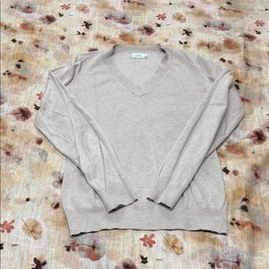 Cielo Light Beige V-Neck Sweater